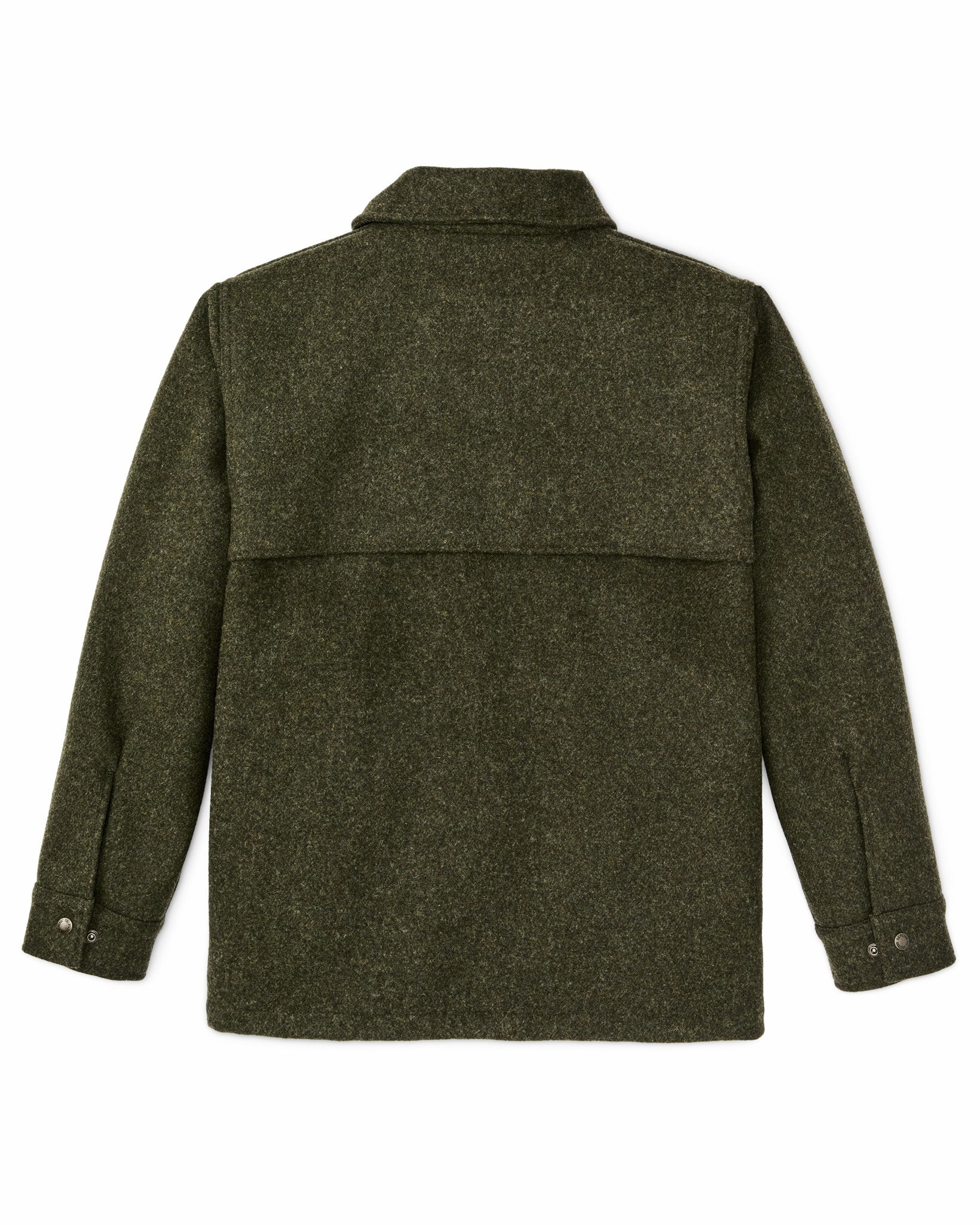 Filson Men Mackinaw Wool Cape Coat - Forest Green
