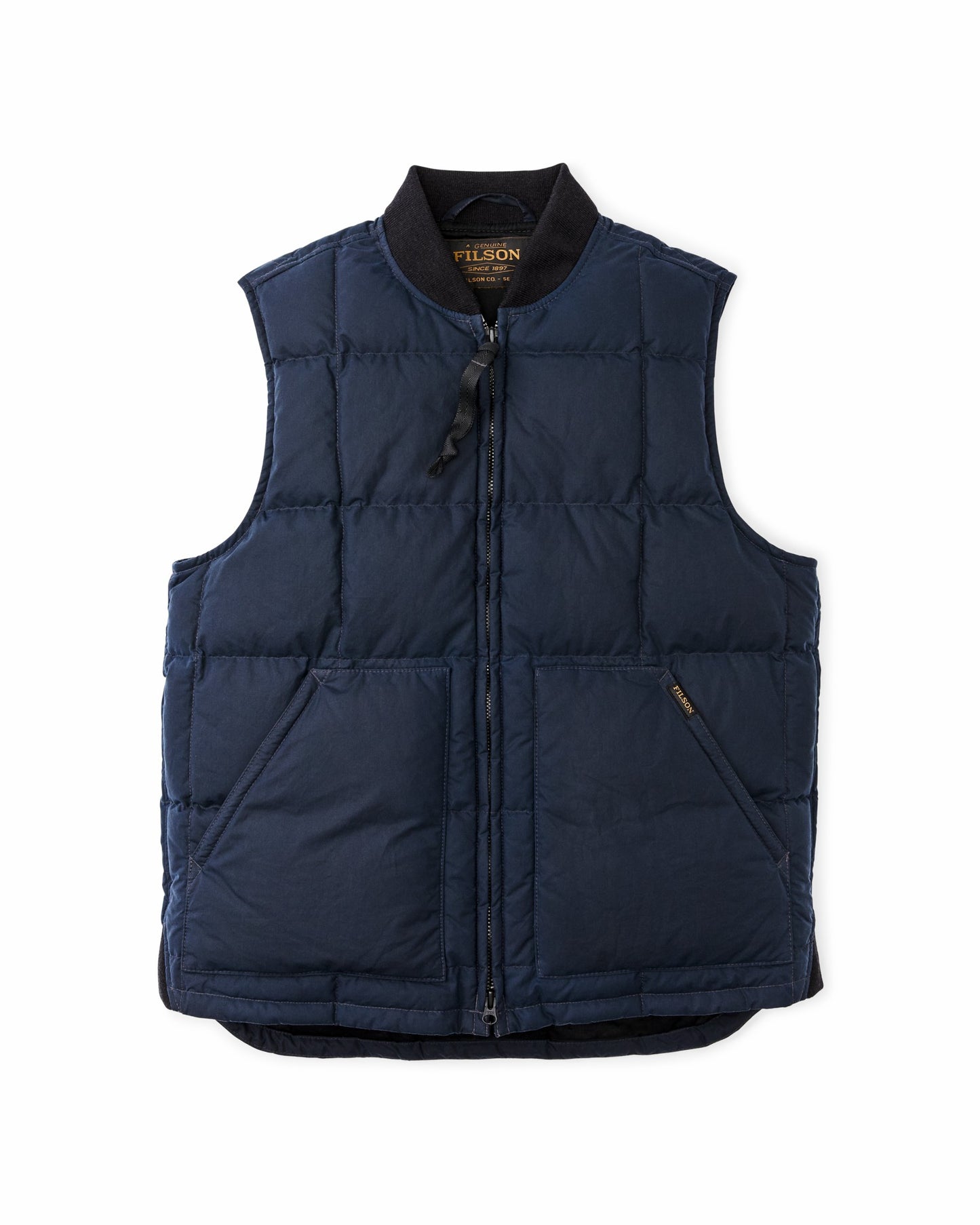 Filson Men Waxed Down Vest - Night Sky