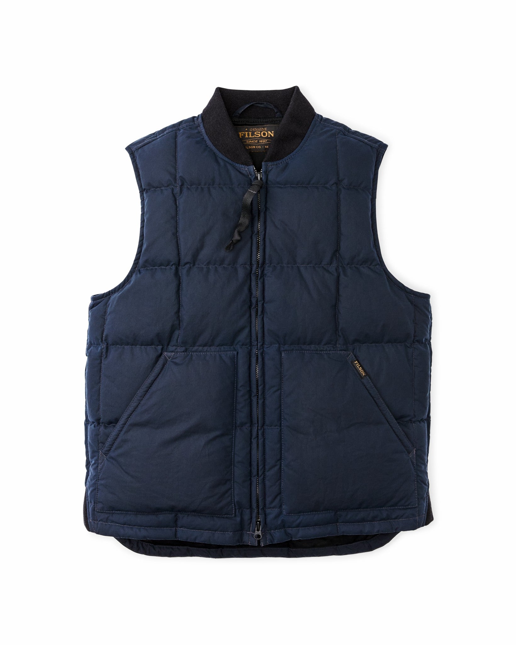 Filson Men Waxed Down Vest - Night Sky