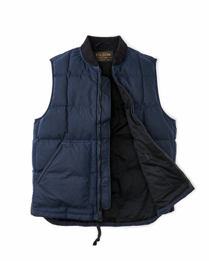 Filson Men Waxed Down Vest - Night Sky