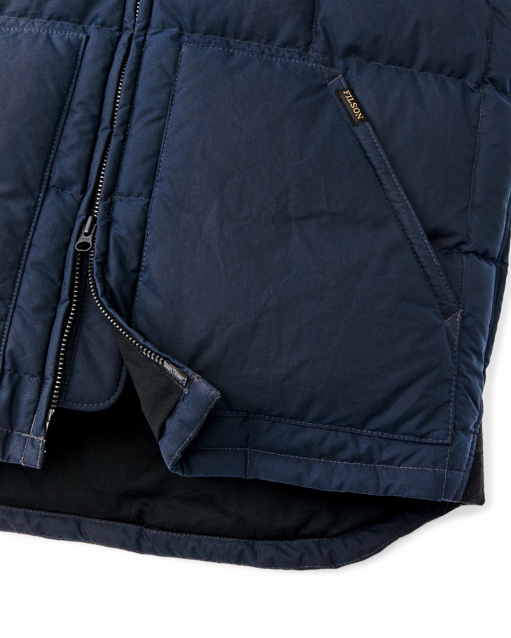 Filson Men Waxed Down Vest - Night Sky