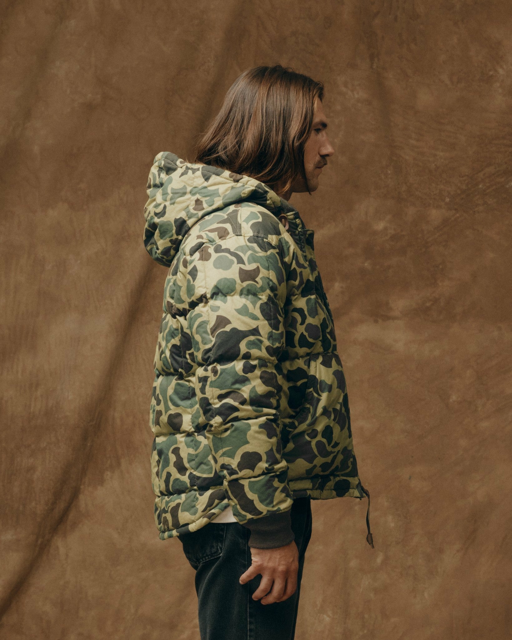 Filson Men Waxed Down Jacket - Tundra Shrub Camo