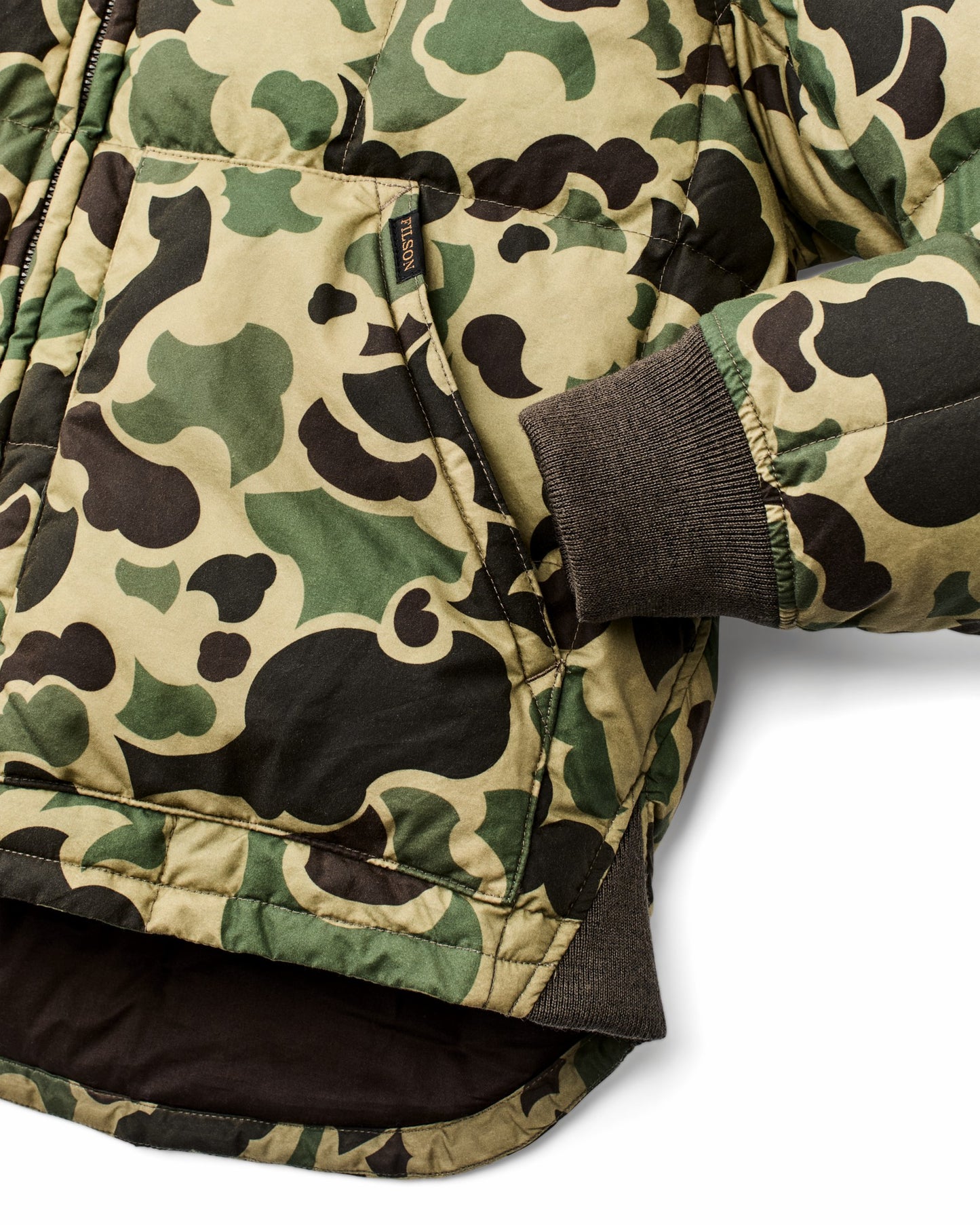 Filson Men Waxed Down Jacket - Tundra Shrub Camo