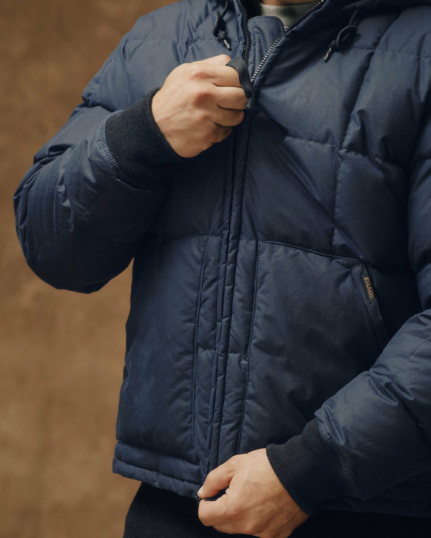Filson Men Waxed Down Jacket - Night Sky