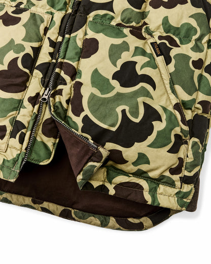 Filson Men Waxed Down Vest - Tundra Shrub Camo