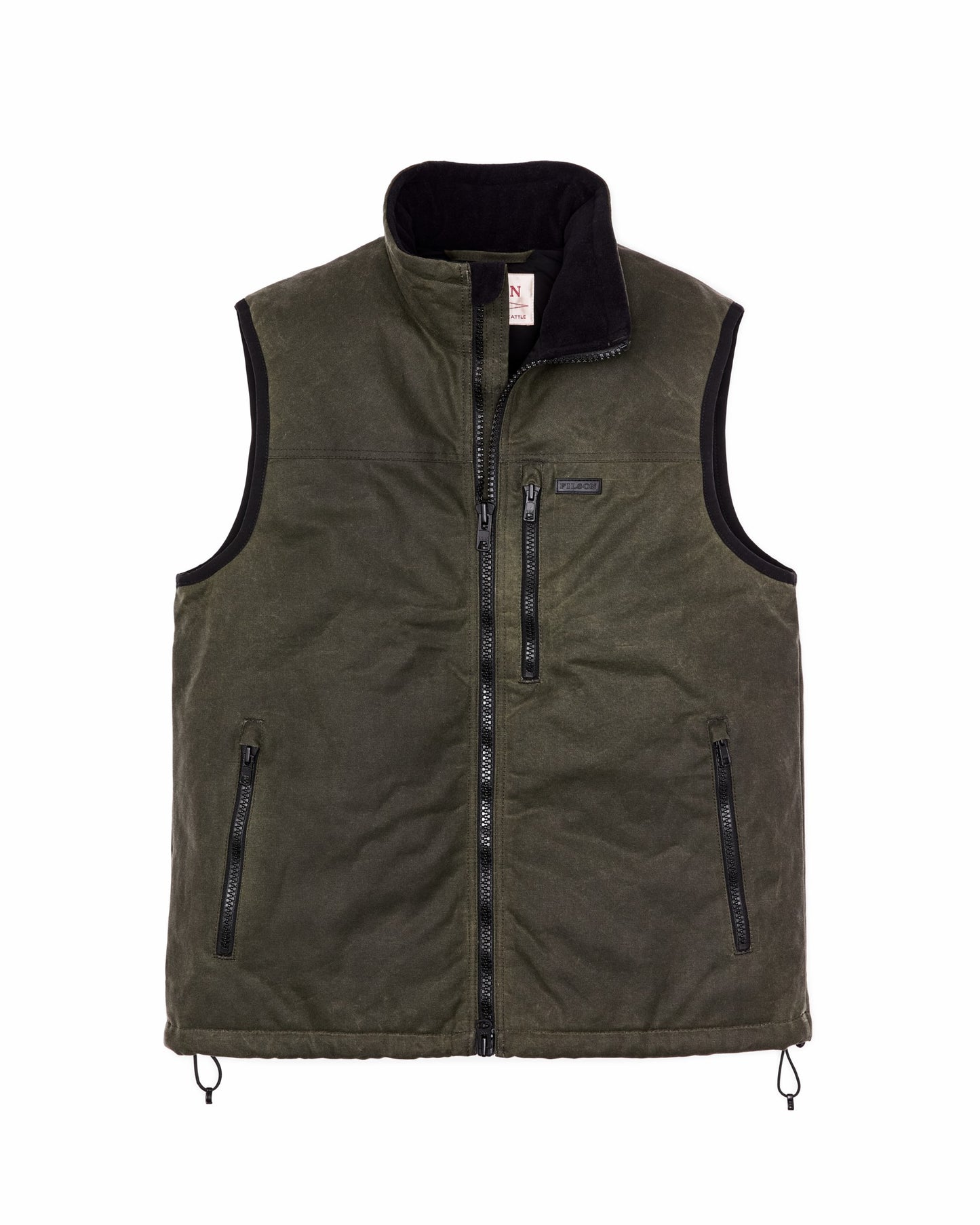 Filson Men Tin Cloth Primaloft Vest - Otter Green