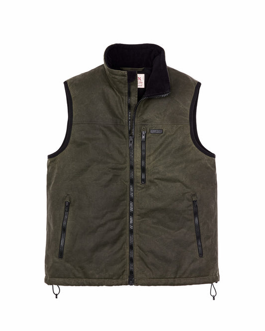 Filson Men Tin Cloth Primaloft Vest - Otter Green