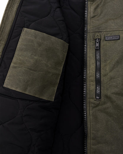 Filson Men Tin Cloth Primaloft Vest - Otter Green