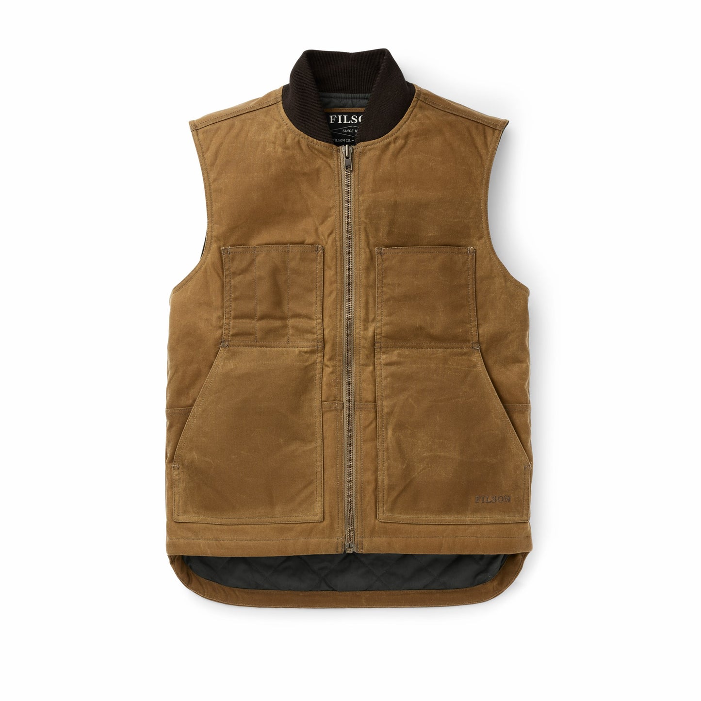 Filson Men Waxed Canvas Insulated Work Vest