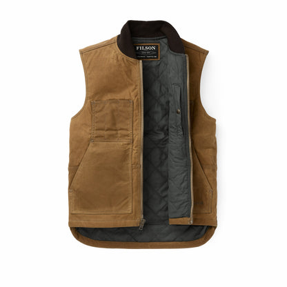 Filson Men Waxed Canvas Insulated Work Vest