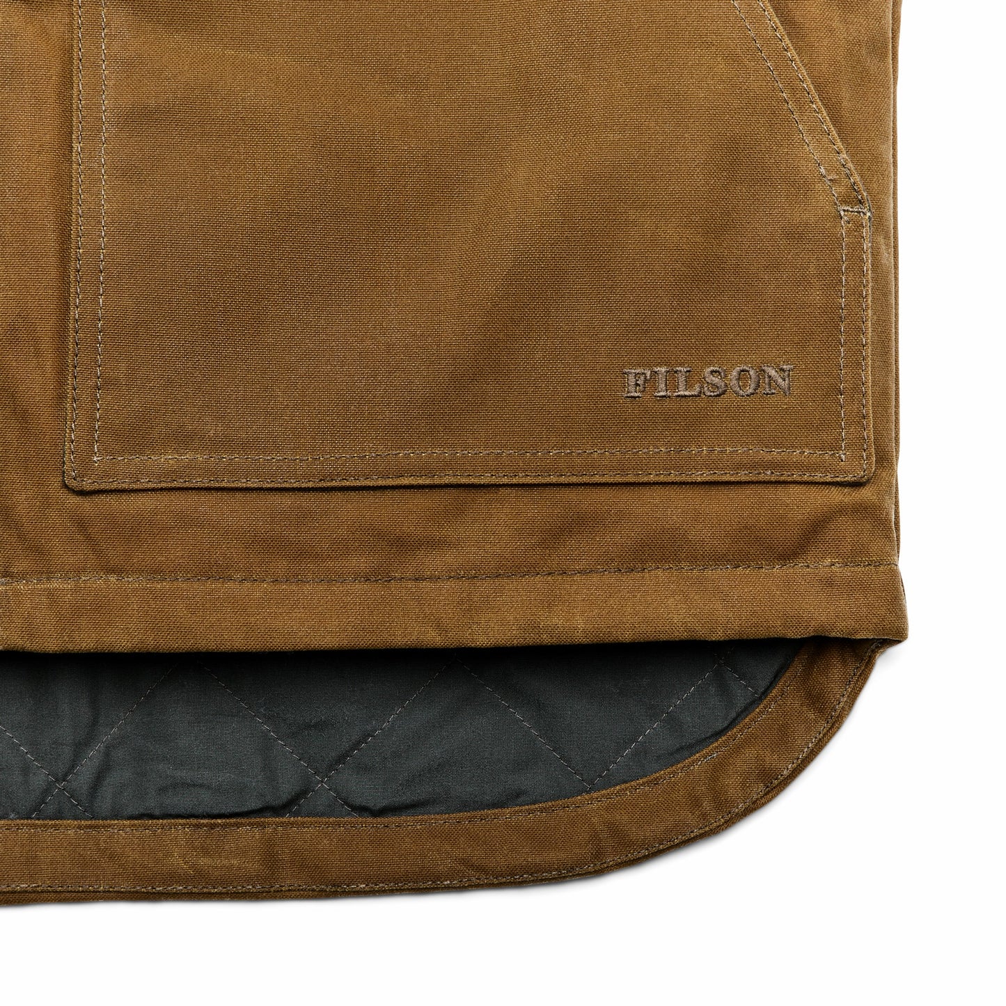 Filson Men Waxed Canvas Insulated Work Vest