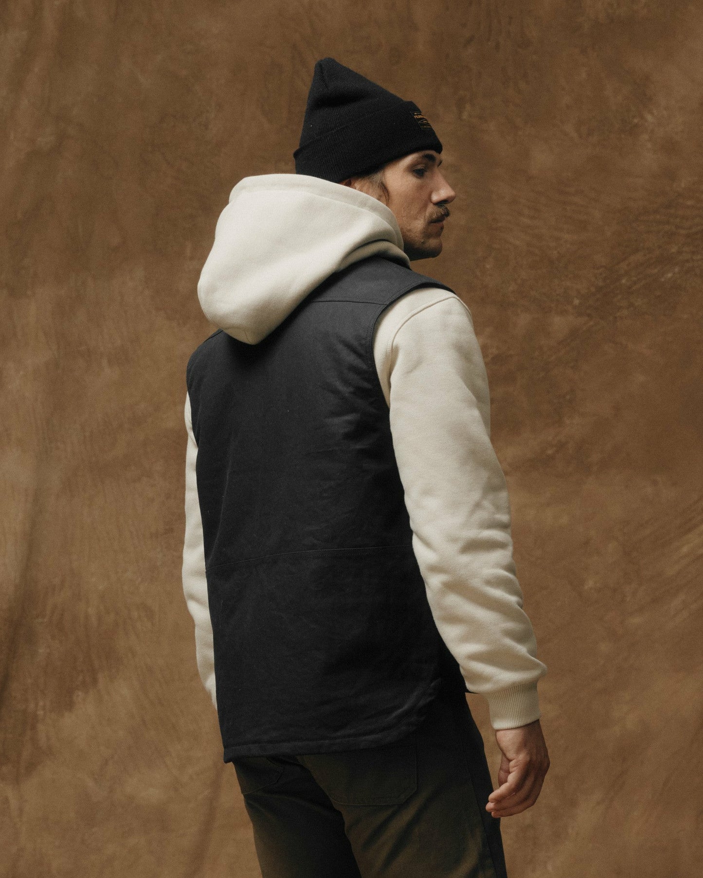 Filson Men Waxed Canvas Insulated Work Vest
