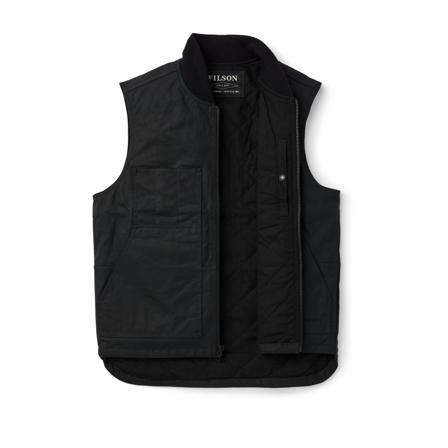 Filson Men Waxed Canvas Insulated Work Vest