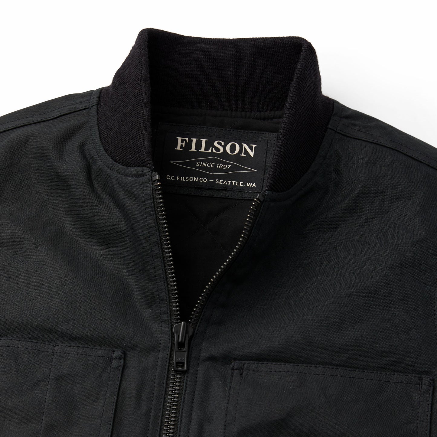 Filson Men Waxed Canvas Insulated Work Vest