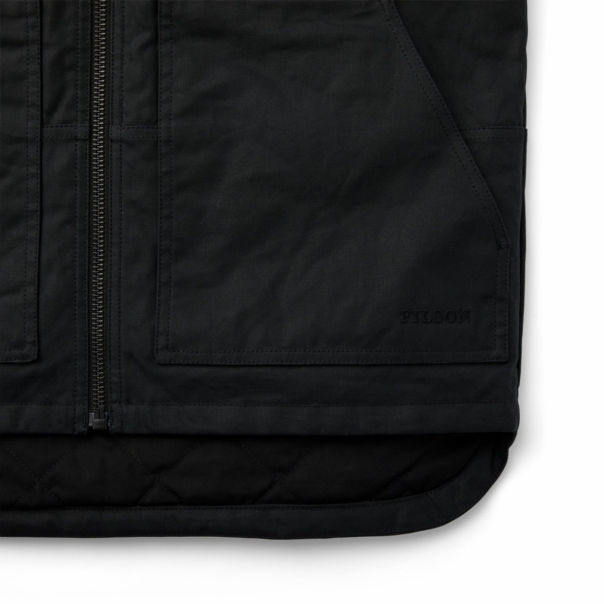 Filson Men Waxed Canvas Insulated Work Vest