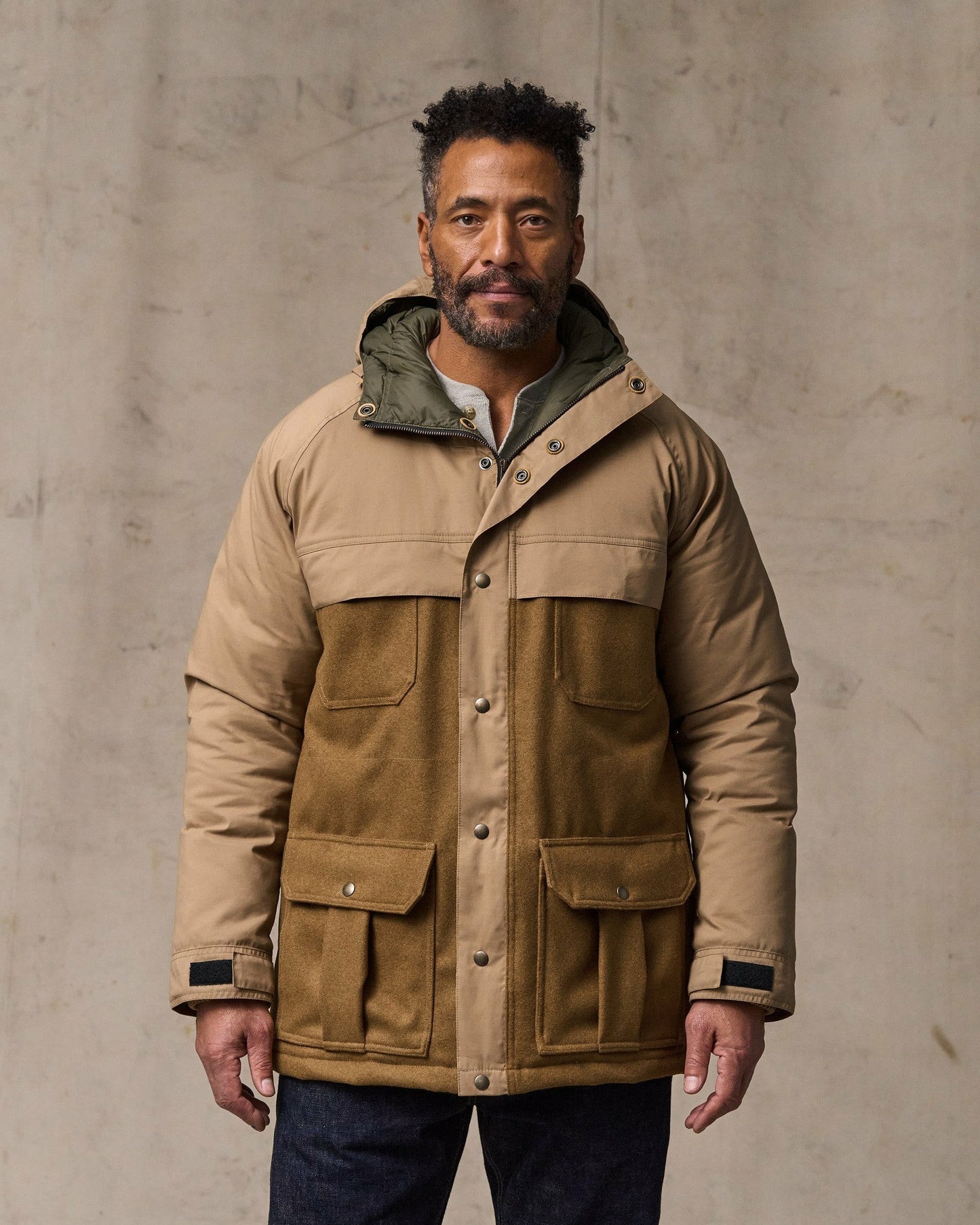 Filson Men Filson X Crescent Down Works Parka - Dark Tan / Tan