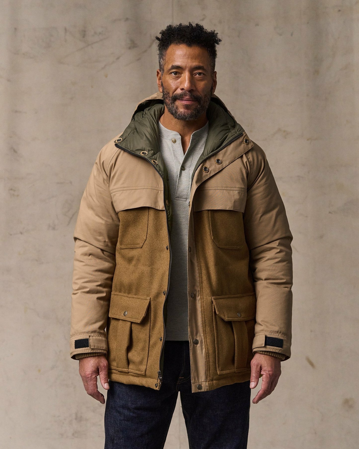 Filson Men Filson X Crescent Down Works Parka - Dark Tan / Tan