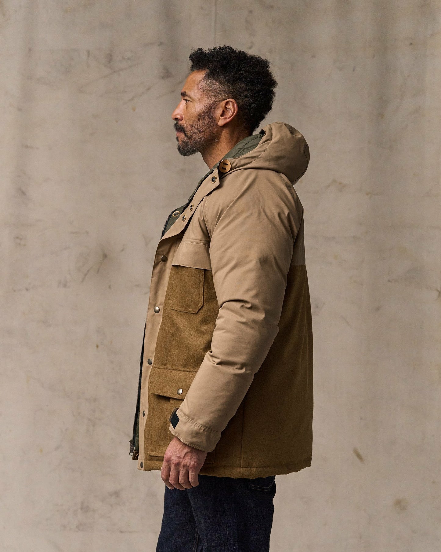 Filson Men Filson X Crescent Down Works Parka - Dark Tan / Tan