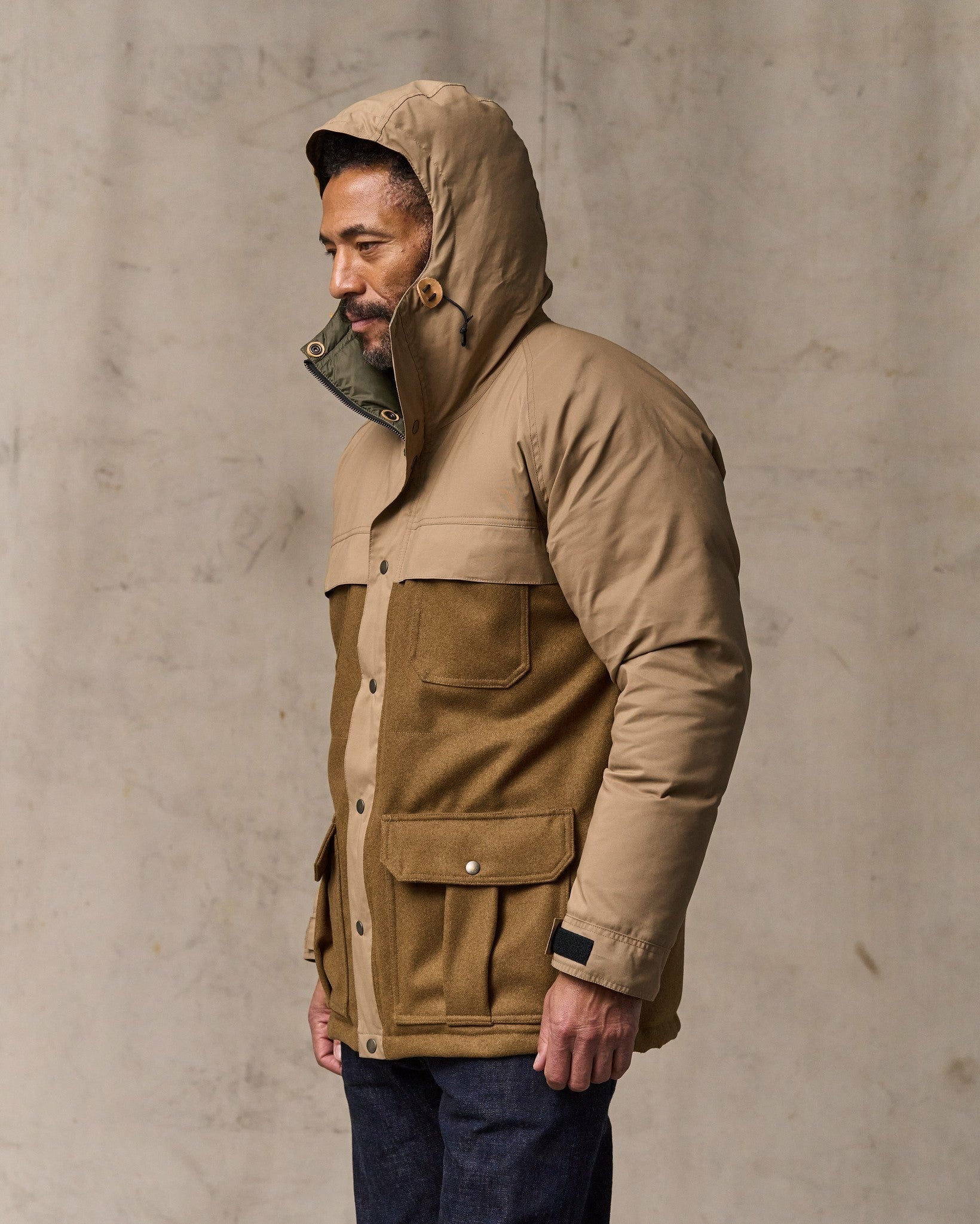 Filson Men Filson X Crescent Down Works Parka - Dark Tan / Tan