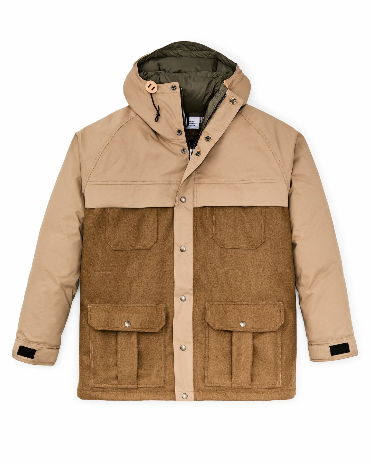 Filson Men Filson X Crescent Down Works Parka - Dark Tan / Tan