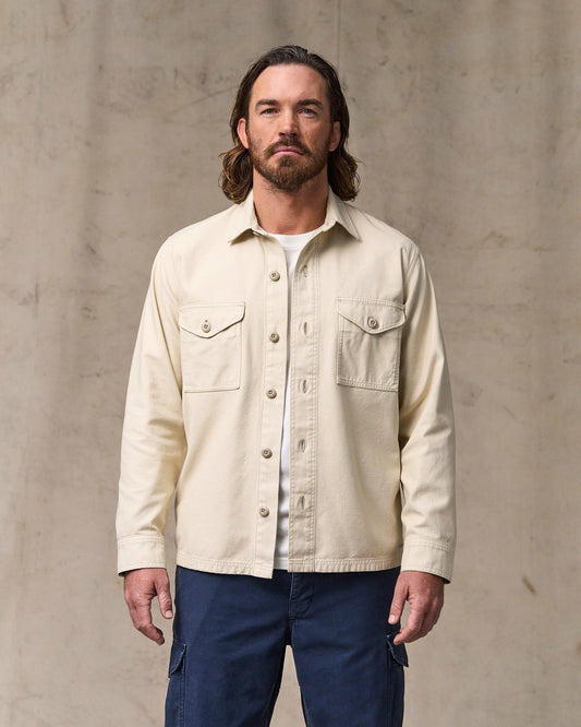Filson Men Field Jac-Shirt - Washed Oatmeal