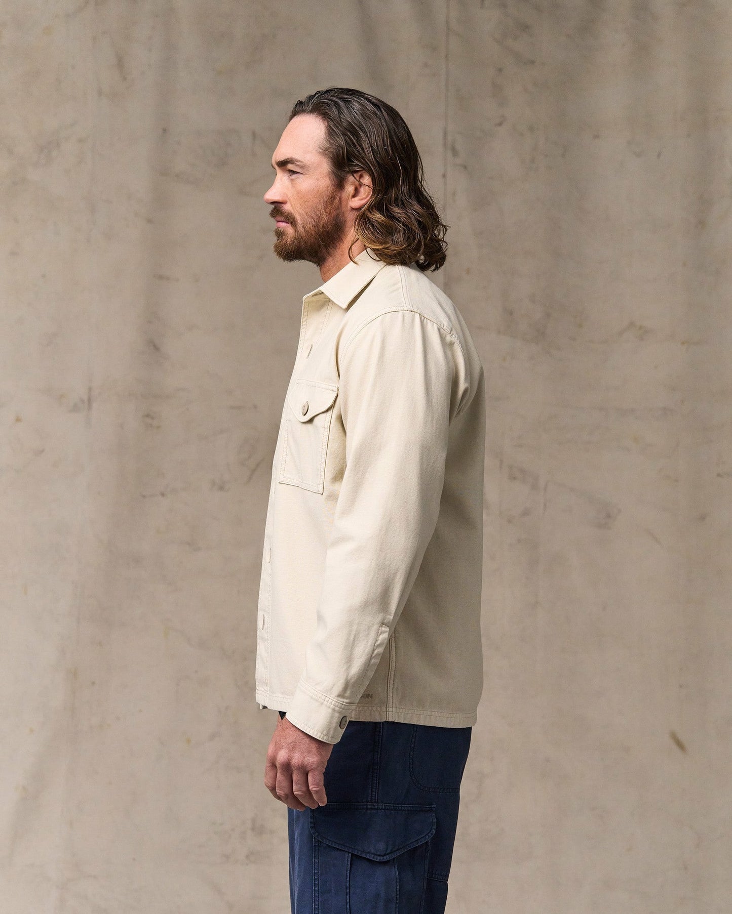 Filson Men Field Jac-Shirt - Washed Oatmeal