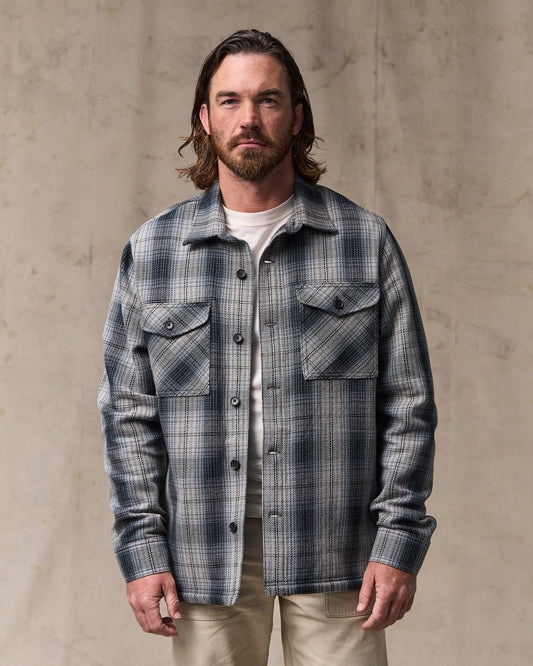 Filson Men Deer Island Jac-Shirt - Slate / Gray Ombre