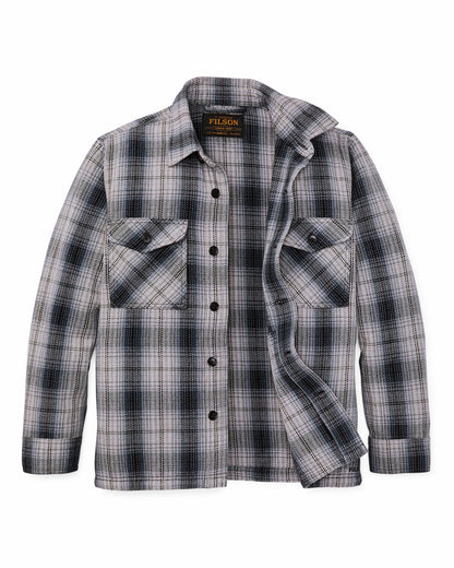 Filson Men Deer Island Jac-Shirt - Slate / Gray Ombre