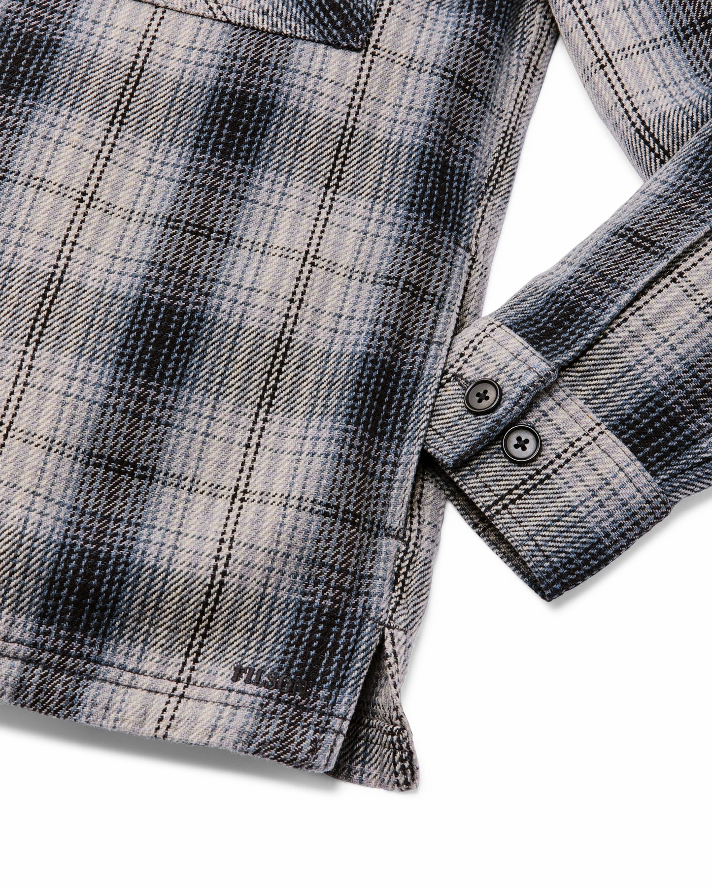 Filson Men Deer Island Jac-Shirt - Slate / Gray Ombre