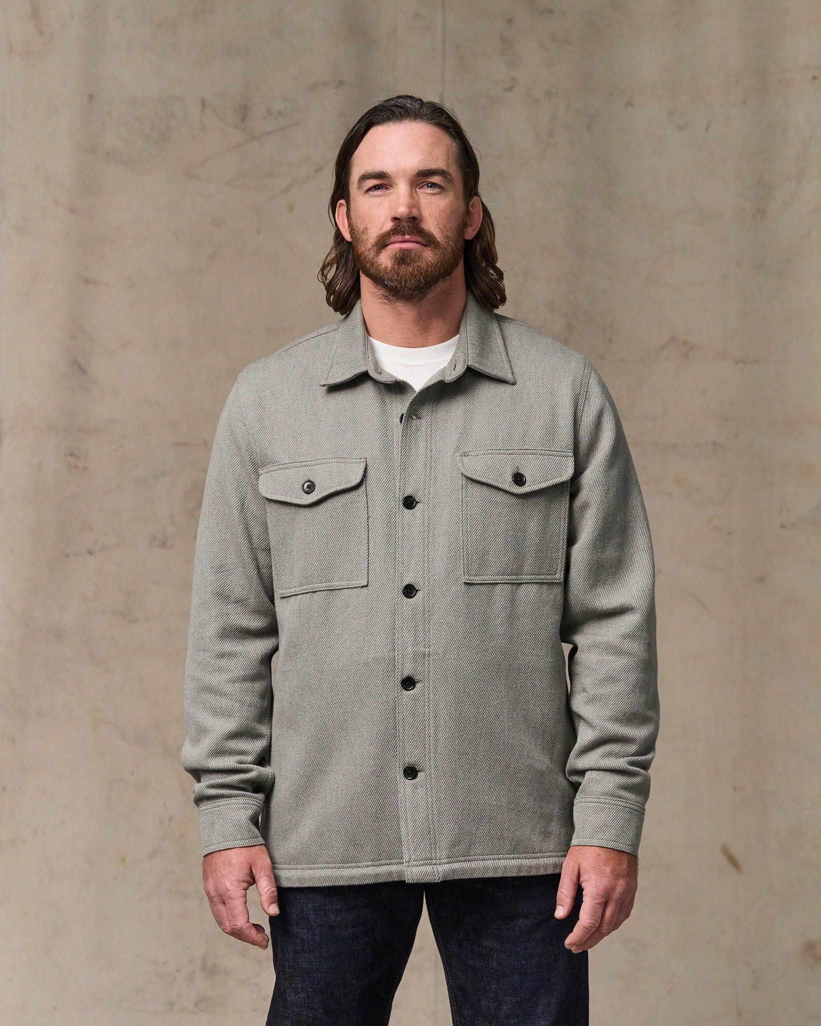 Filson Men Deer Island Jac-Shirt - Heather Natural