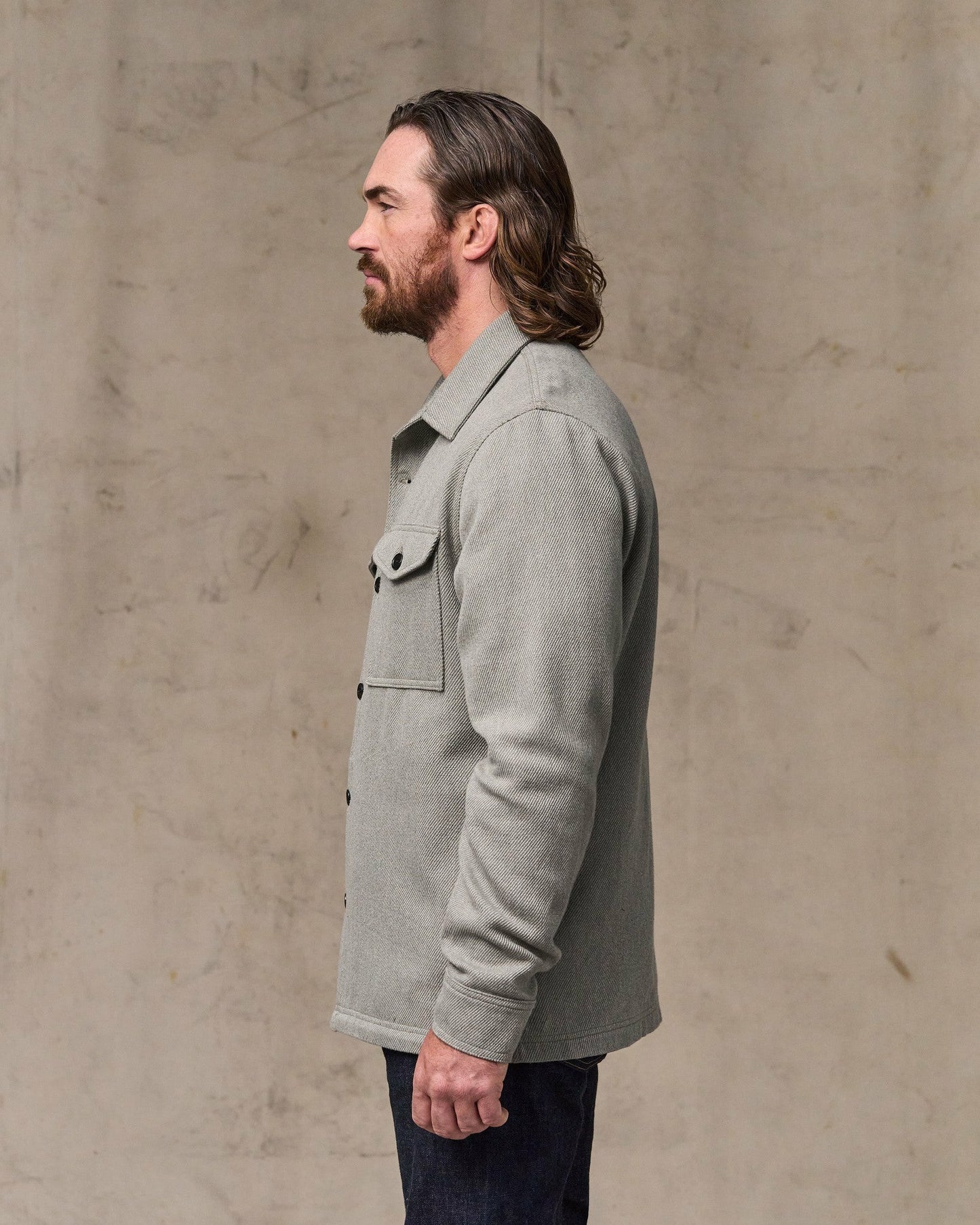 Filson Men Deer Island Jac-Shirt - Heather Natural