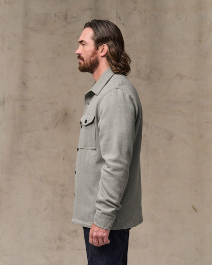 Filson Men Deer Island Jac-Shirt - Heather Natural