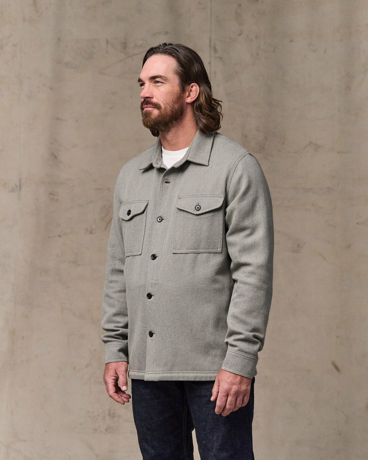Filson Men Deer Island Jac-Shirt - Heather Natural