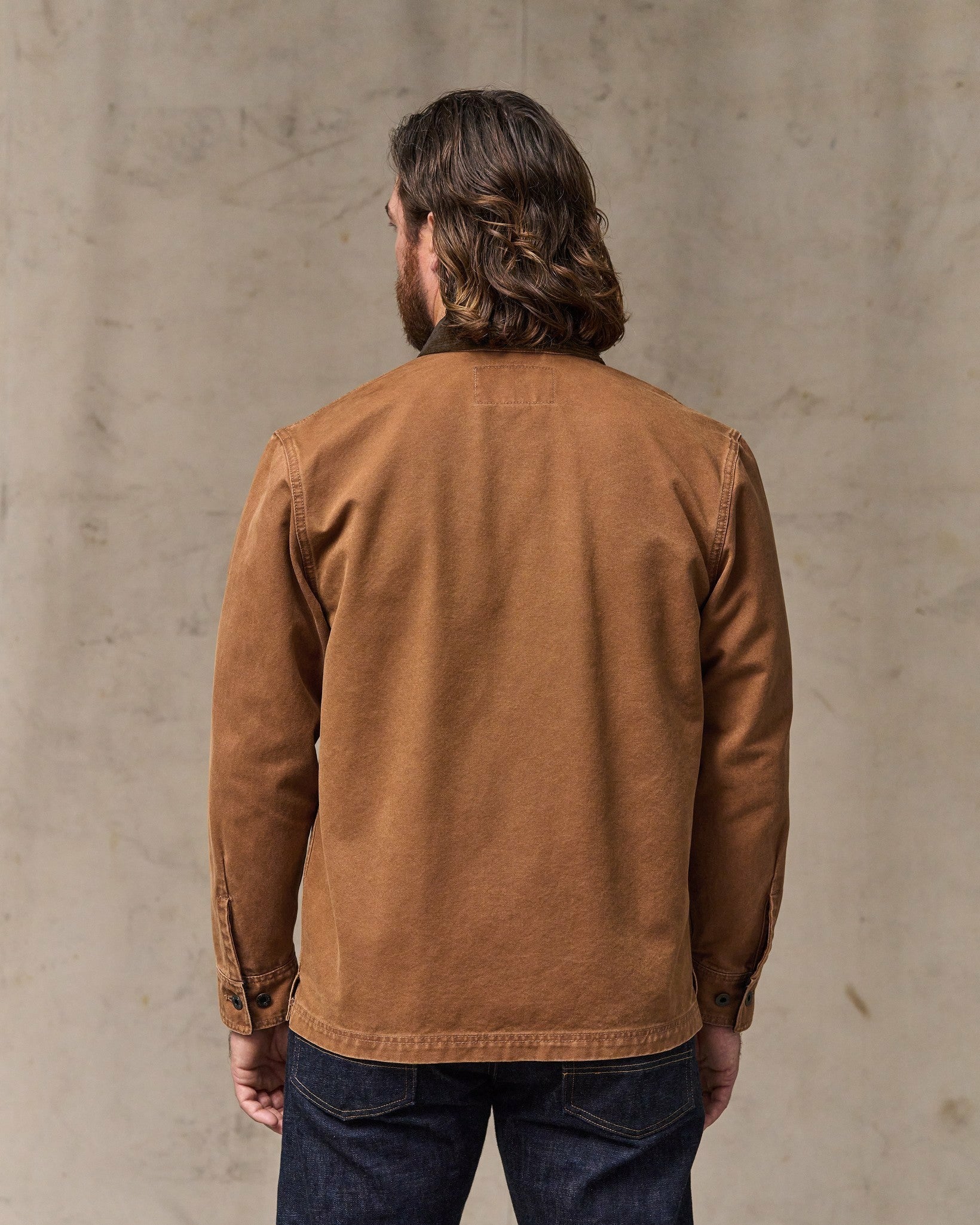 Filson Men Rustic Canvas Jac-shirt - Whiskey