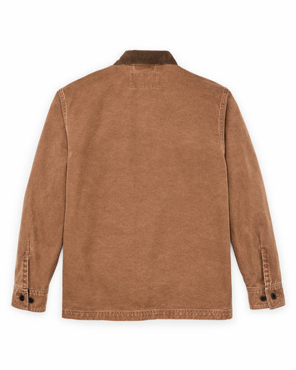 Filson Men Rustic Canvas Jac-shirt - Whiskey
