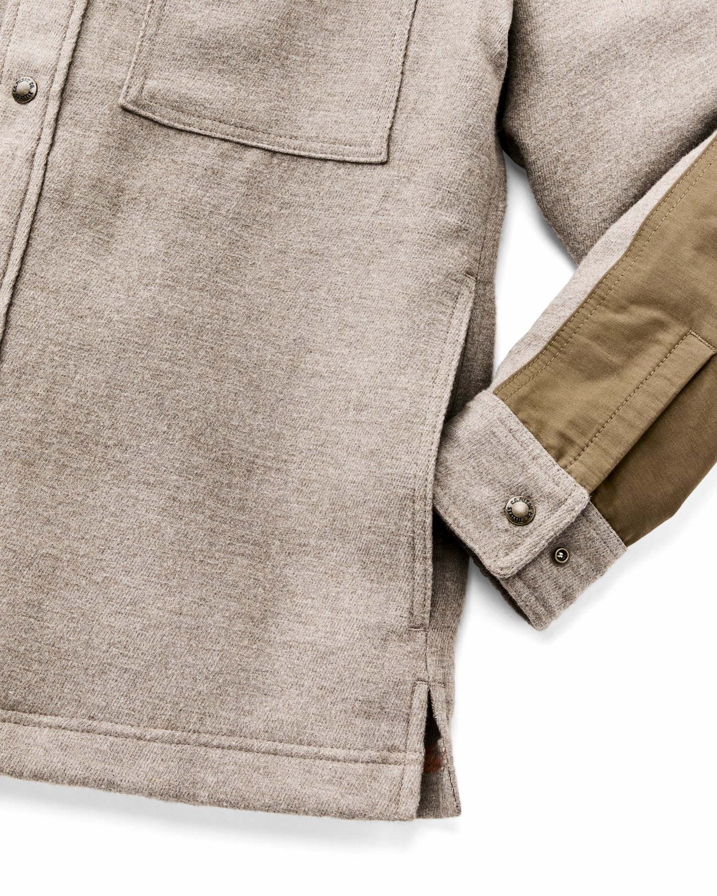 Filson Men Colchuck Forester Jac-shirt - Ash Heather