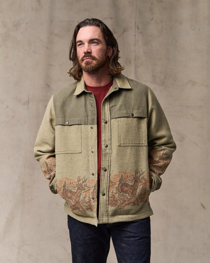 Filson Men Colchuck Forester Jac-shirt - Sage Heather