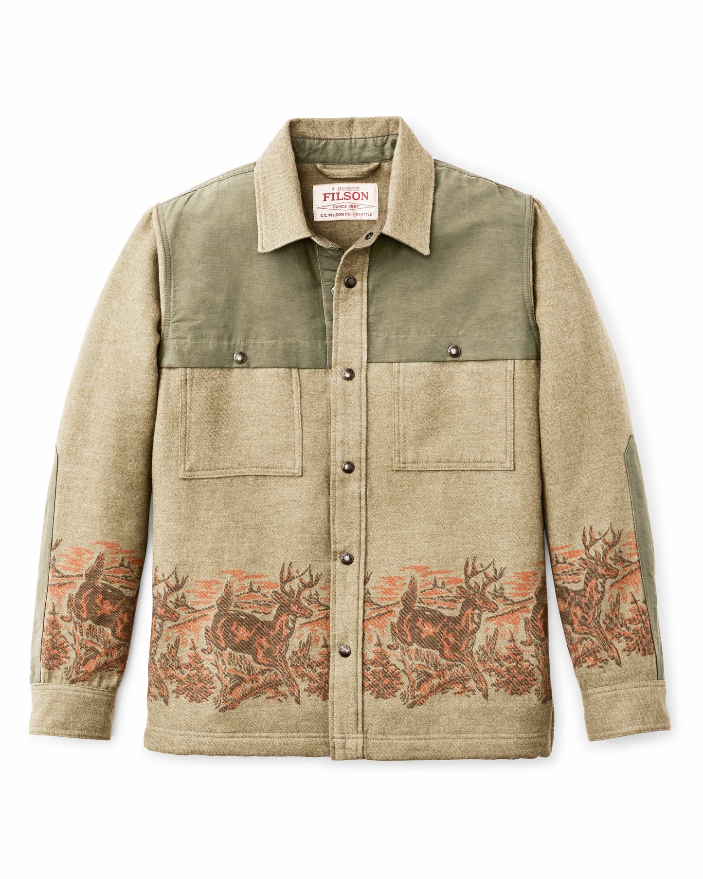 Filson Men Colchuck Forester Jac-shirt - Sage Heather