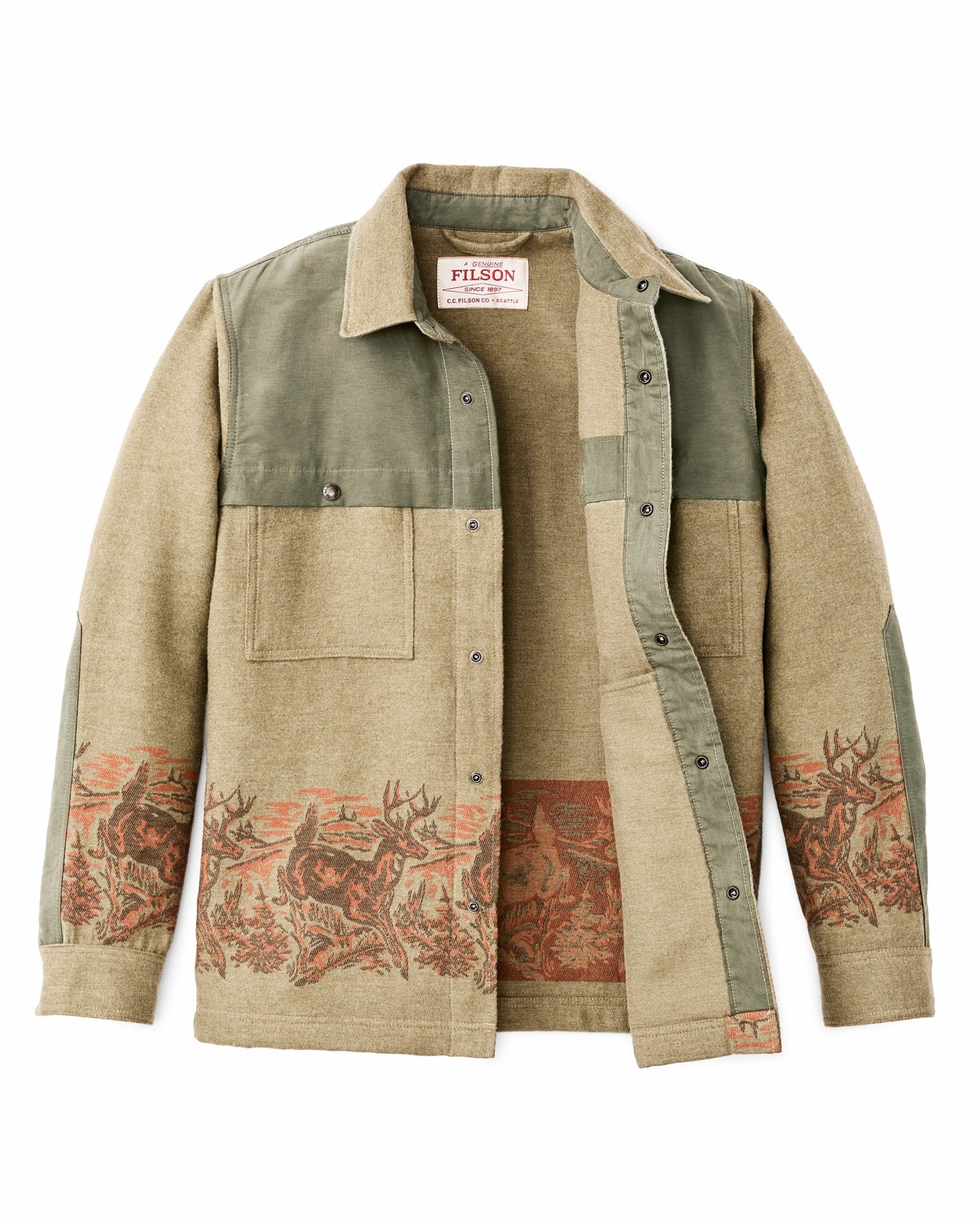 Filson Men Colchuck Forester Jac-shirt - Sage Heather