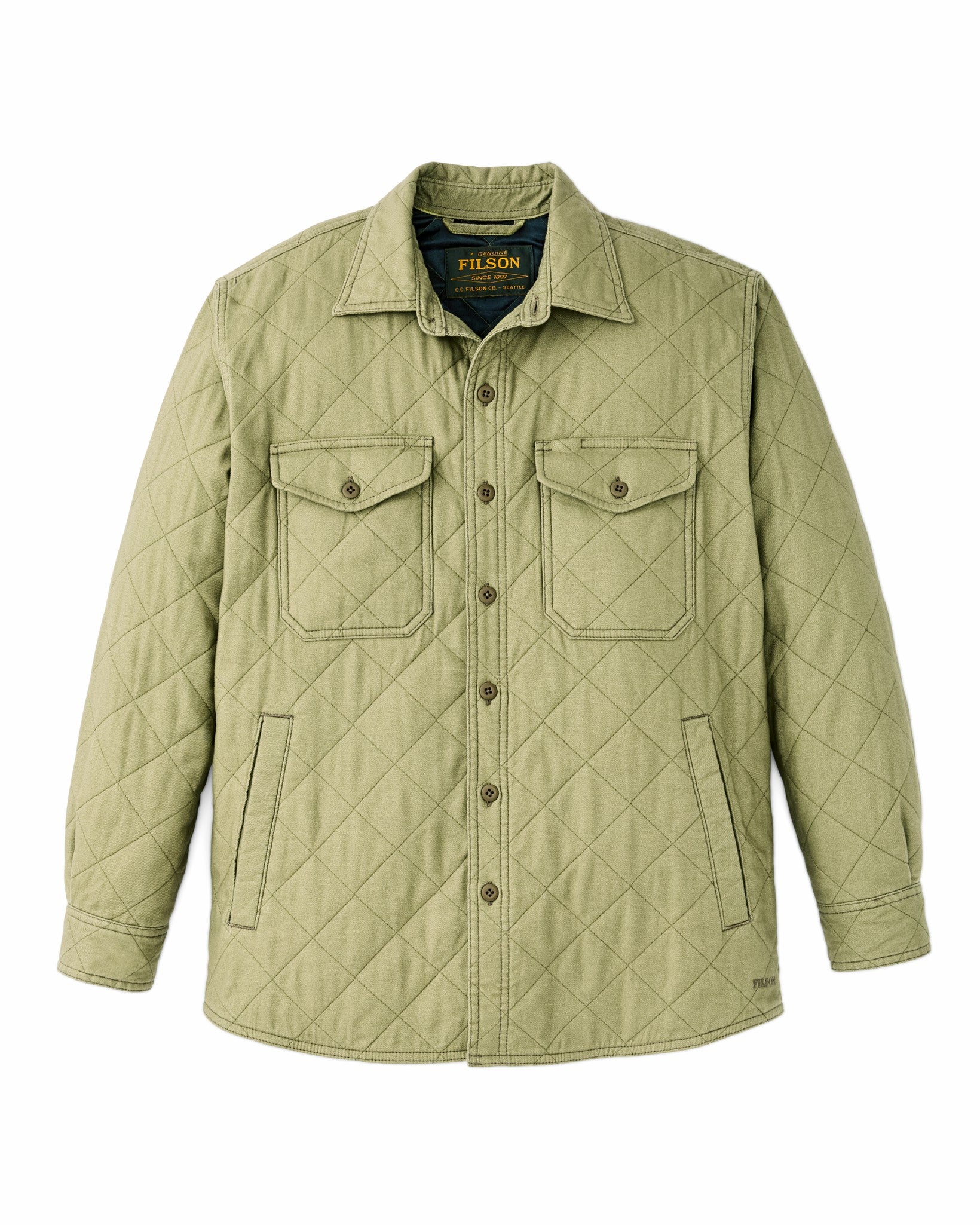 Filson Men Insulated Flannel Jac-shirt - Lakebed