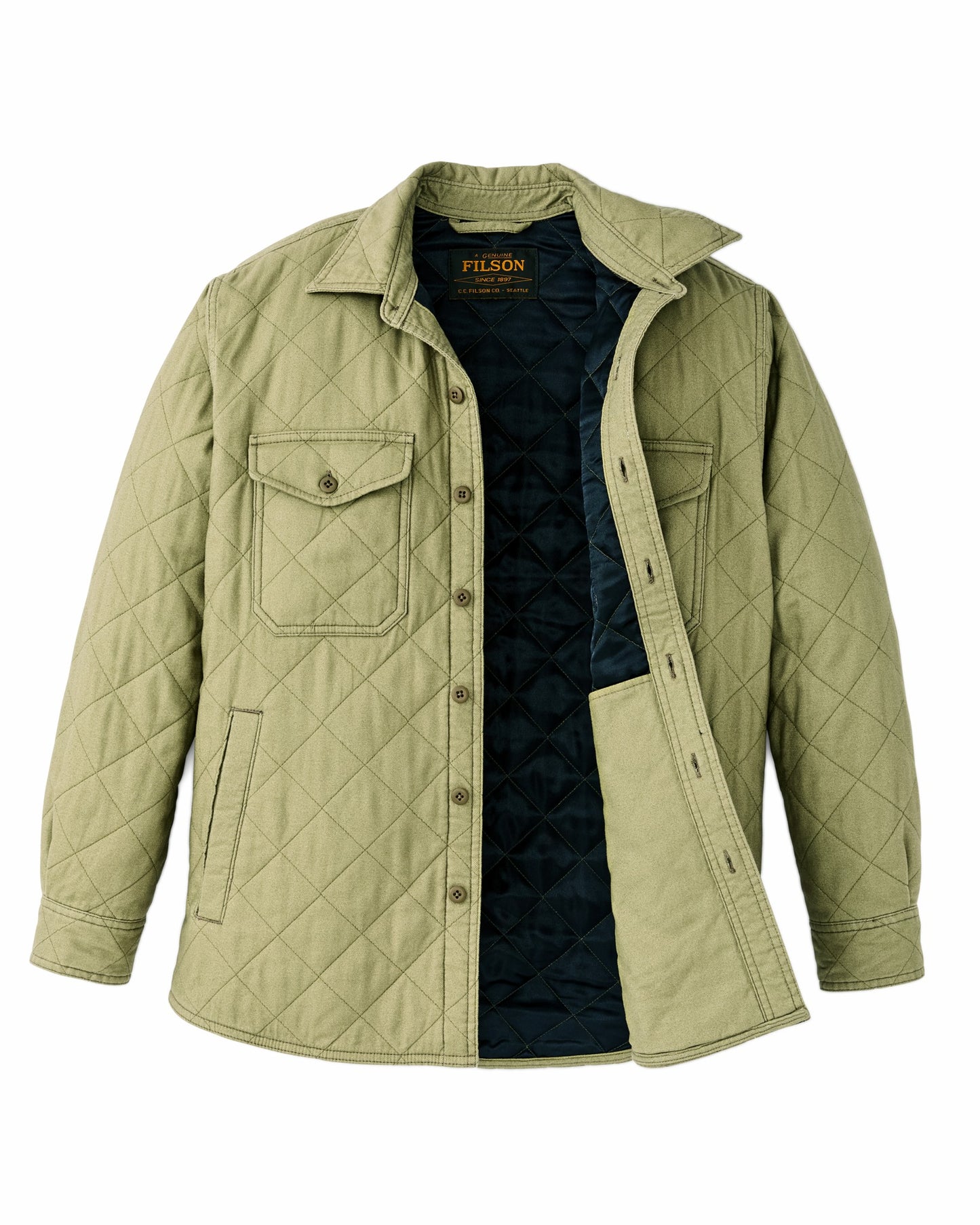 Filson Men Insulated Flannel Jac-shirt - Lakebed
