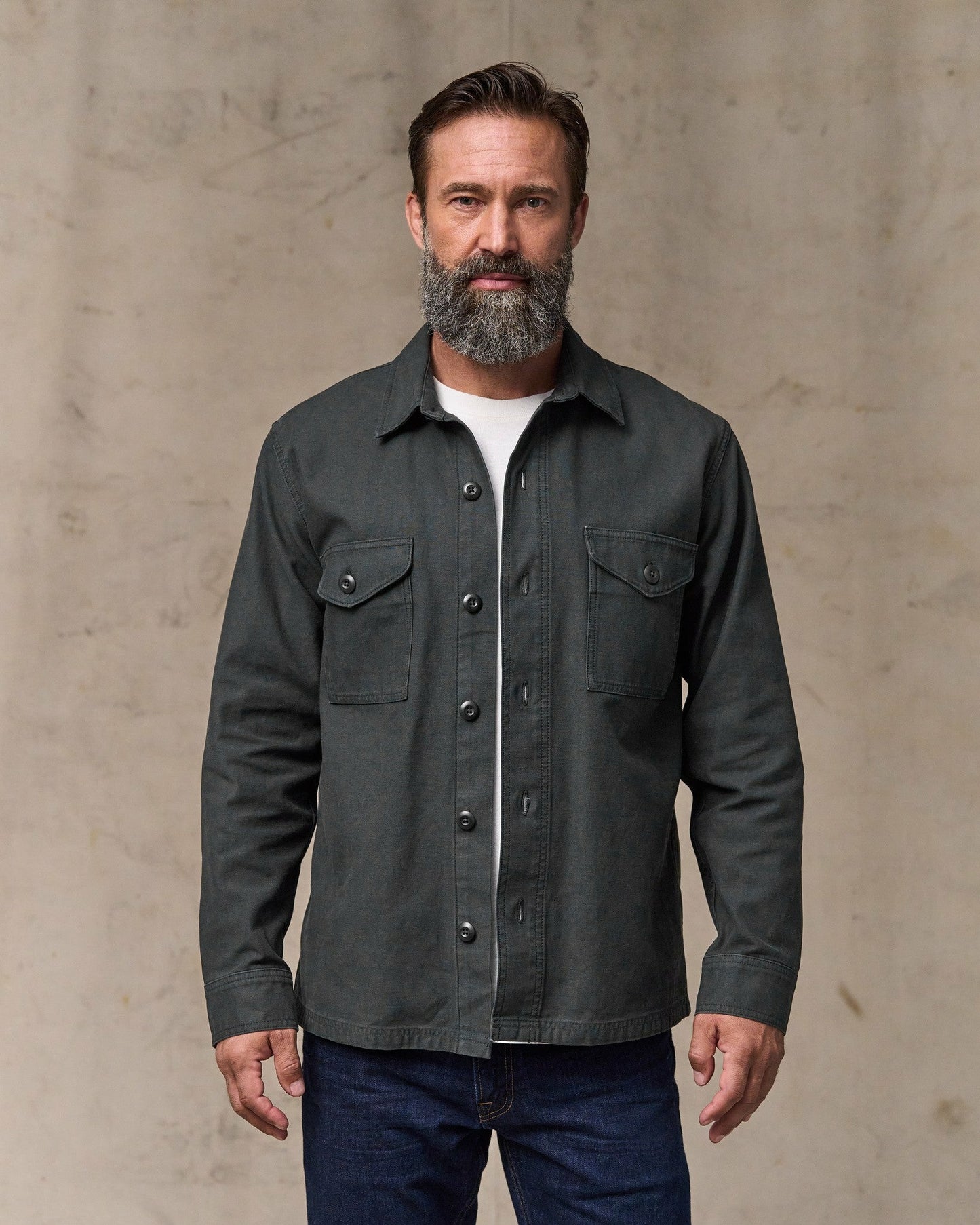 Filson Men Field Jac-Shirt - Washed Faded Black