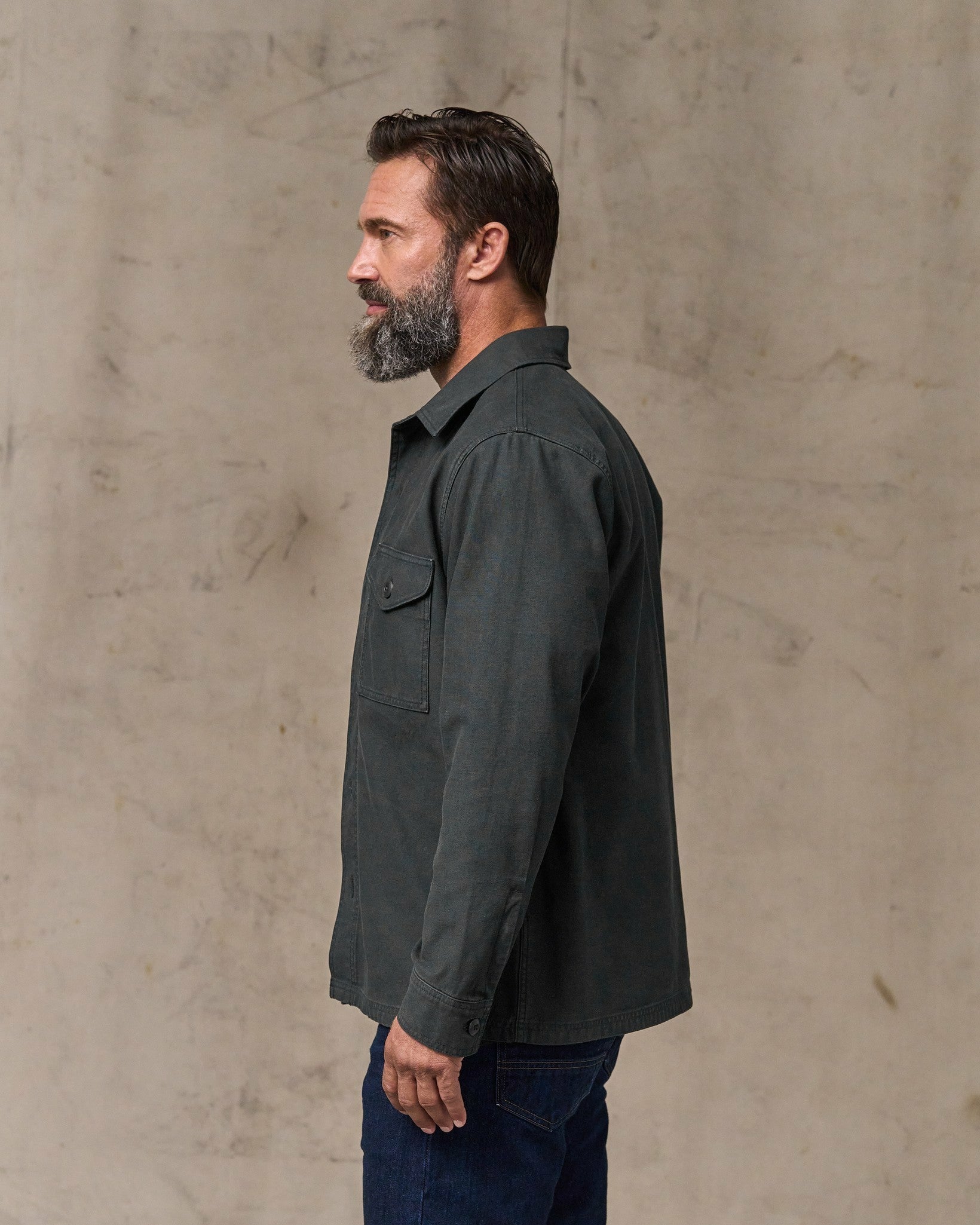 Filson Men Field Jac-Shirt - Washed Faded Black