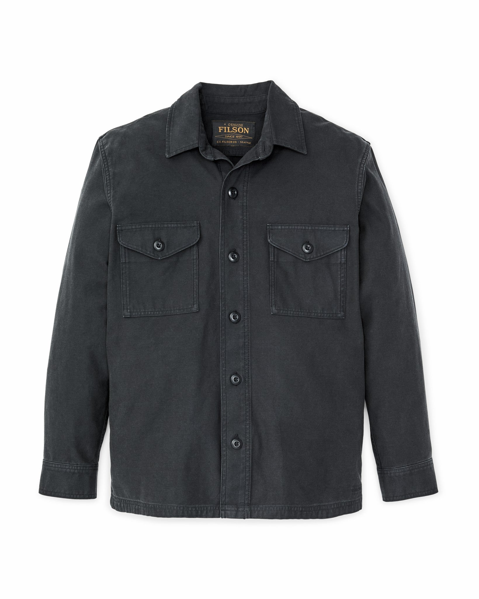 Filson Men Field Jac-Shirt - Washed Faded Black