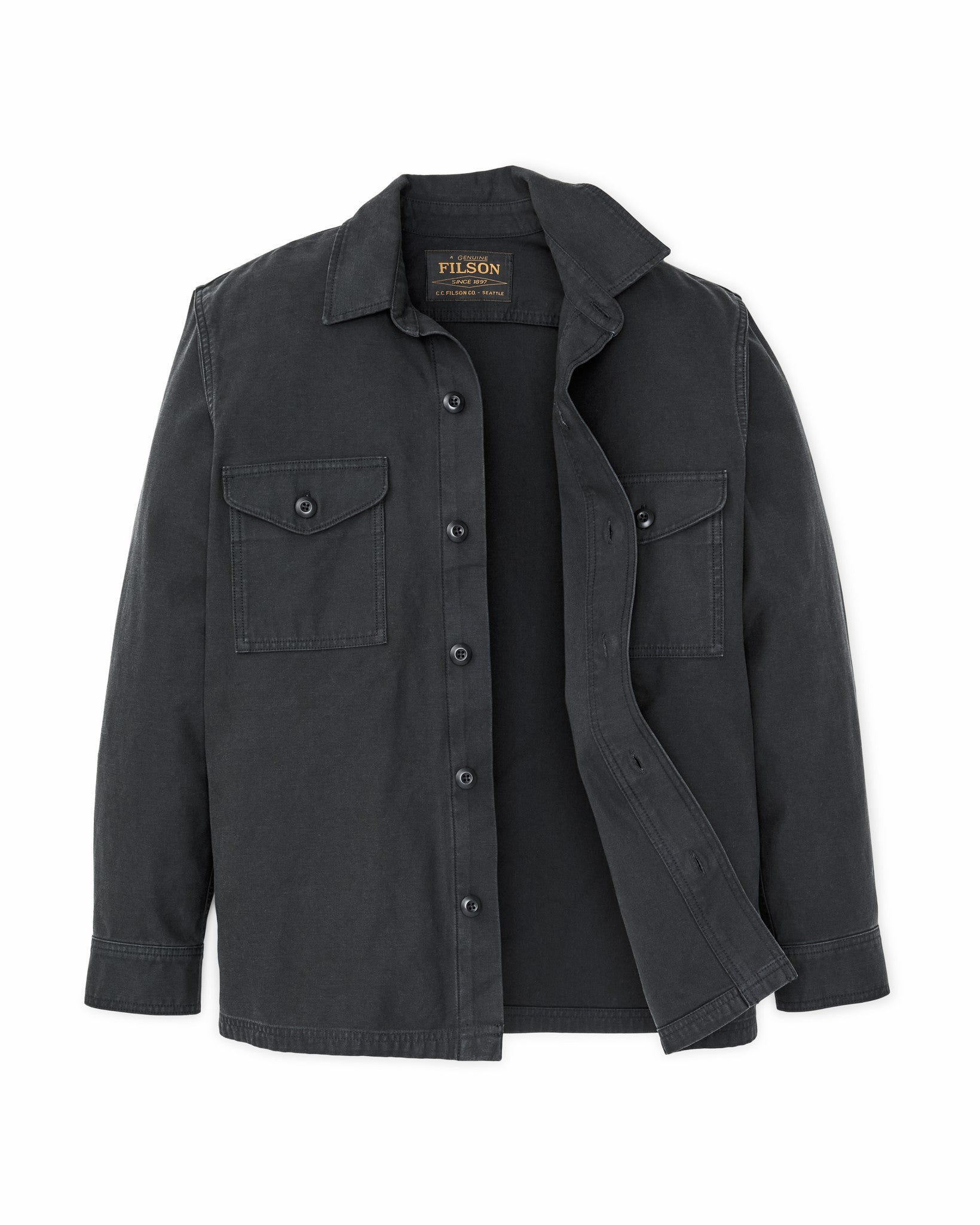 Filson Men Field Jac-Shirt - Washed Faded Black