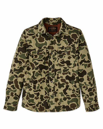 Filson Men Fleece Lined Jac-shirt - Tundra Shrub Camo