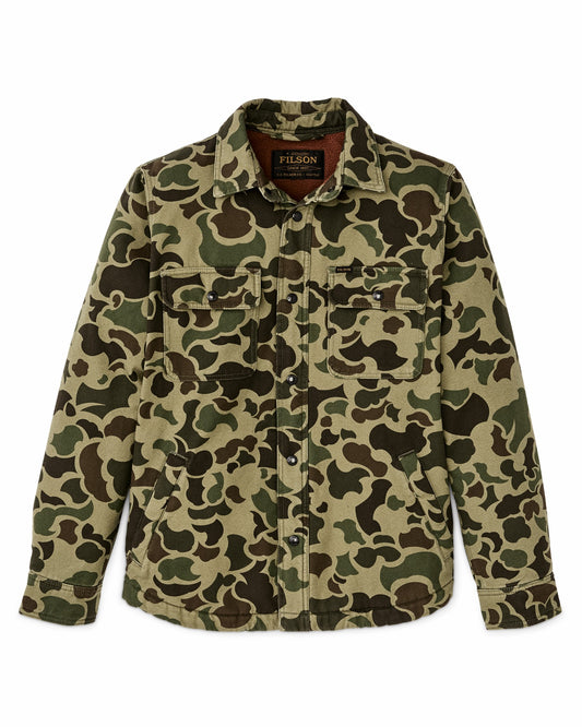 Filson Men Fleece Lined Jac-shirt - Tundra Shrub Camo