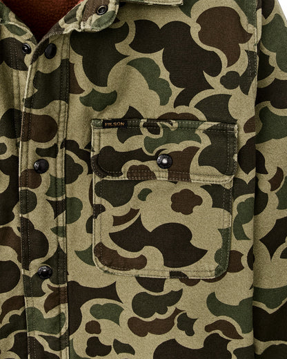 Filson Men Fleece Lined Jac-shirt - Tundra Shrub Camo