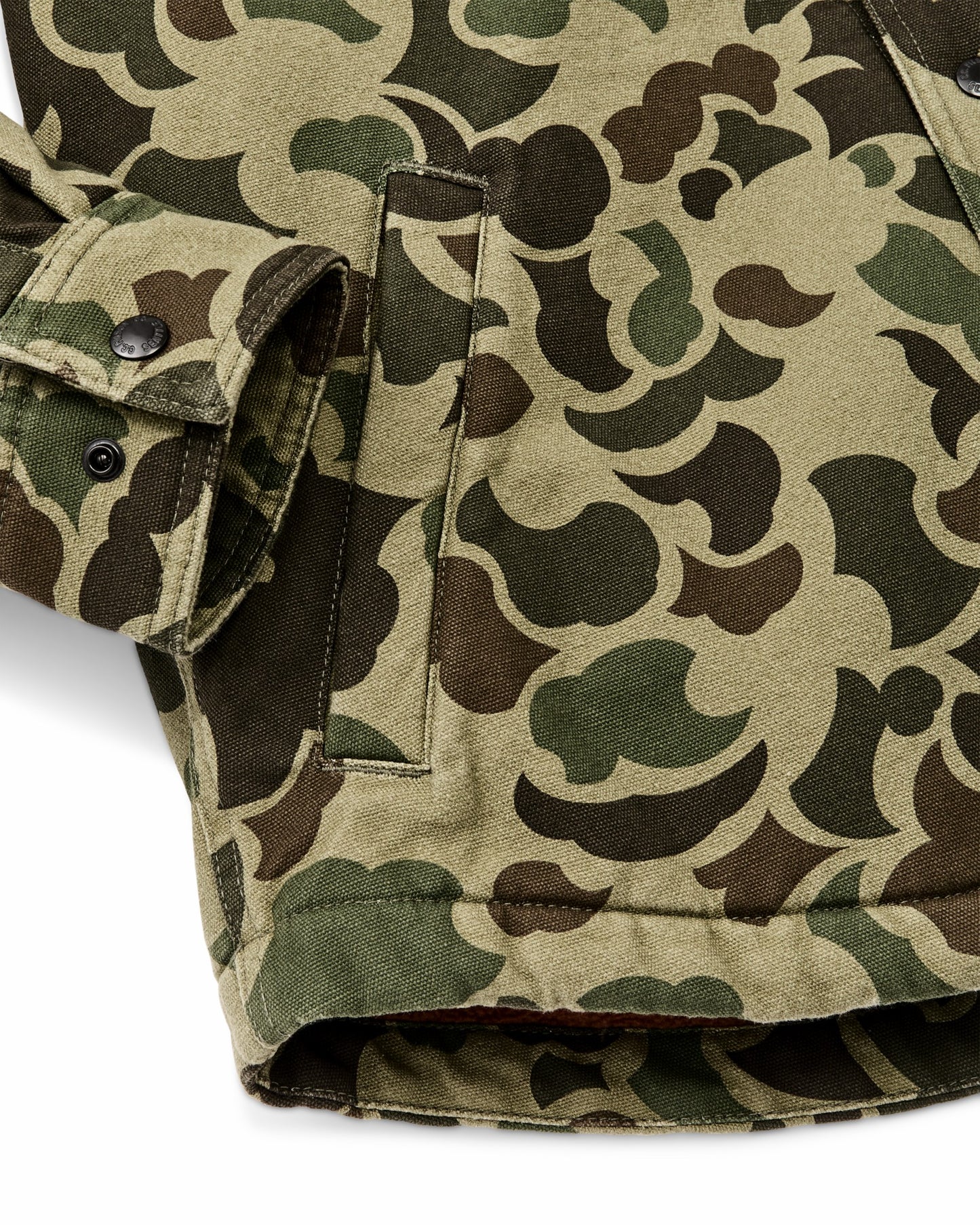 Filson Men Fleece Lined Jac-shirt - Tundra Shrub Camo