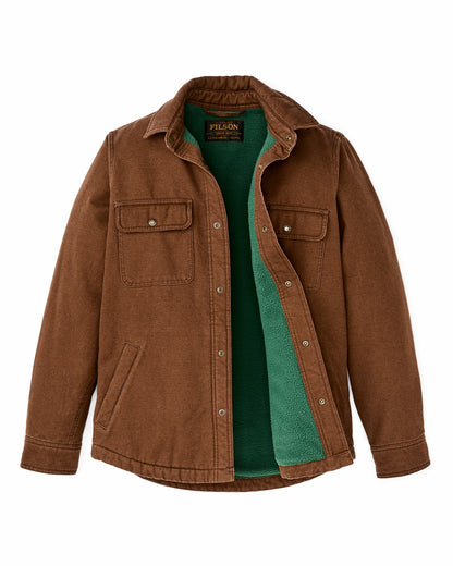 Filson Men Fleece Lined Jac-shirt - Brown